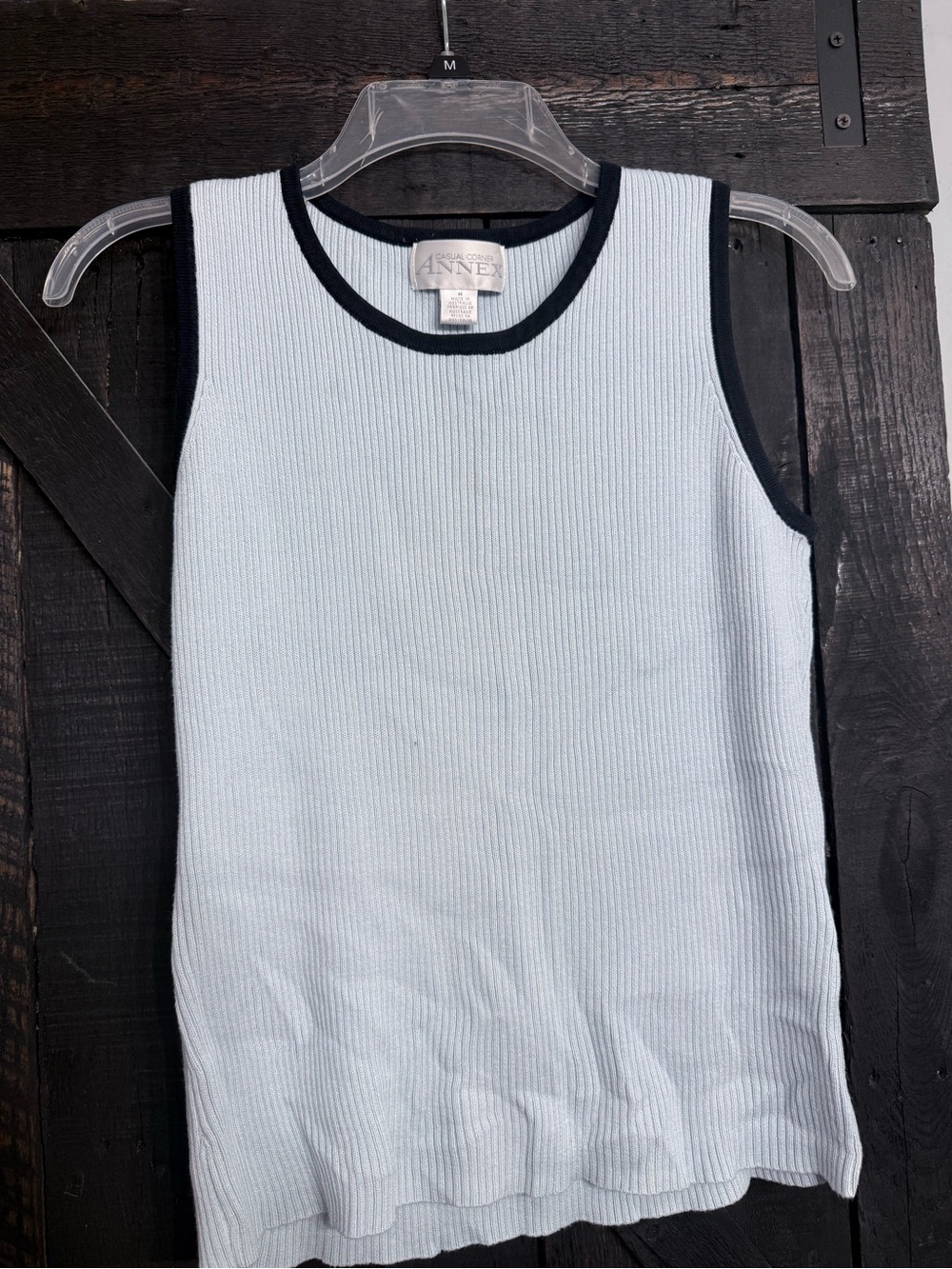 Sleeveless Ribbed Sweater Tank